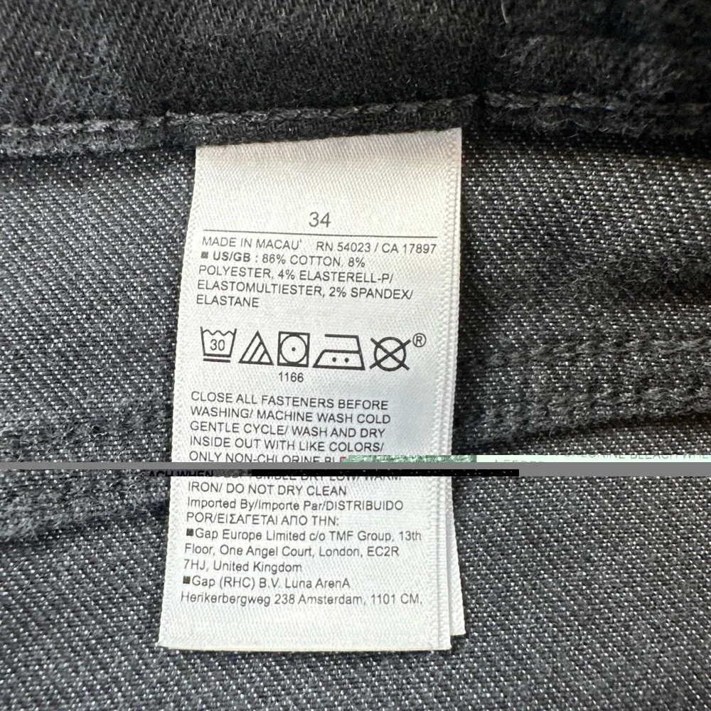 Banana Republic High Rise Slim Fit Jeans Women 34 Black Stretch Premium Denim